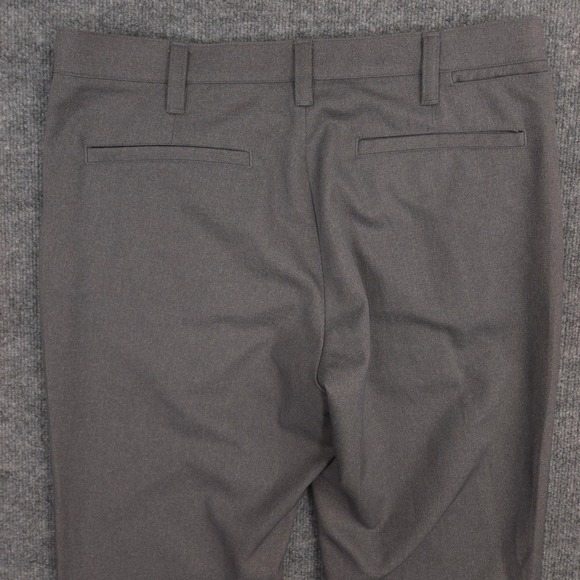 Bluffworks Gramercy Dress Pants Mens 35X30 Gray Performance Traveler Commuter - Picture 5 of 11